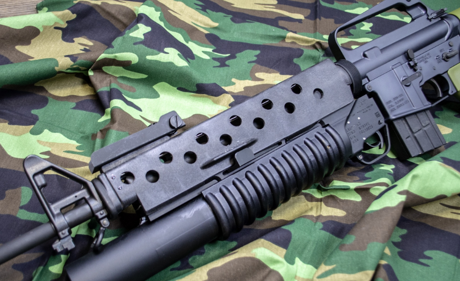 installing a triangle handguard with collar